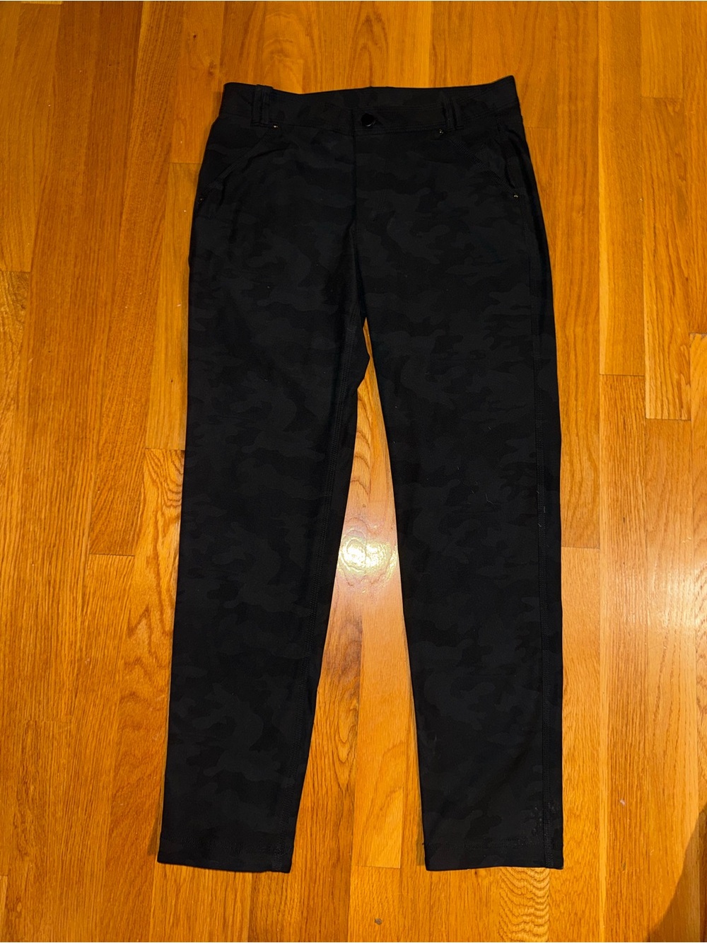 lululemon athletica Black Camouflage Chino Pants